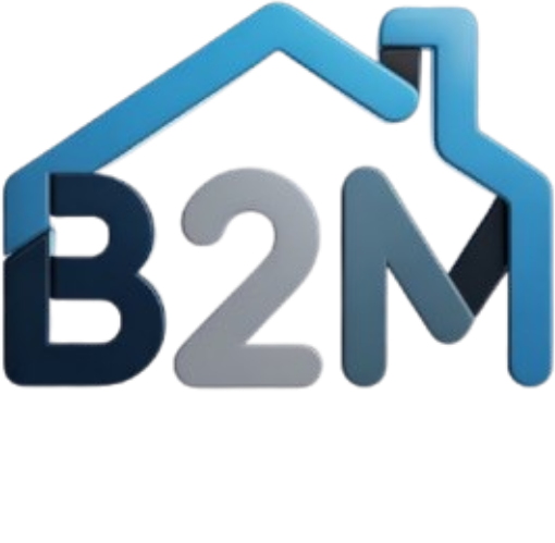 logo B2M Intermediação Imobiliária